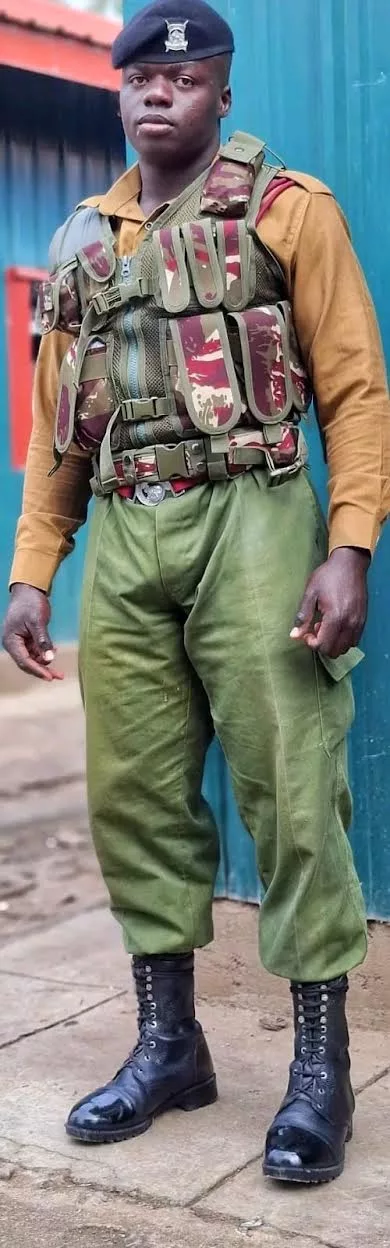 Slain cop Raphael Ojiambo in a past photo