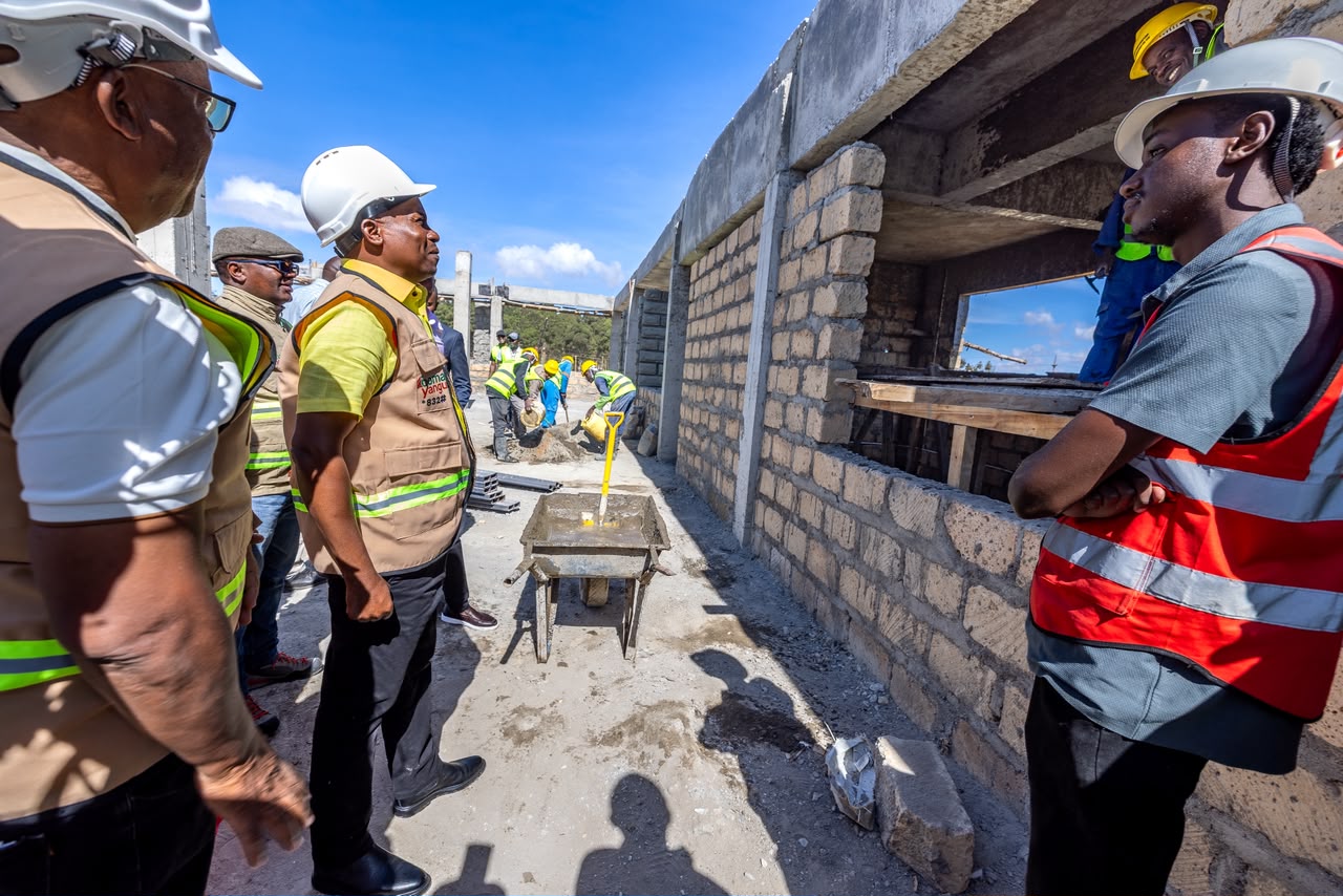 Kindiki inspects Nyambari ESP Market project in Kiambu