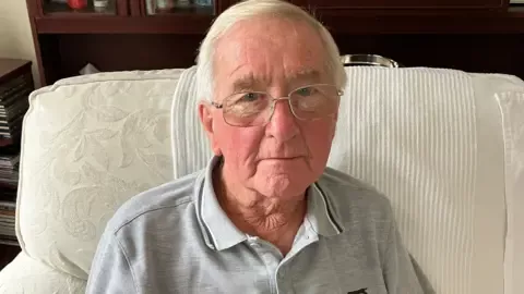 Charles Swift was referred to Withybush Hospital in Haverfordwest, Pembrokeshire, for tests on his heart in August - he lives in Borth, Ceredigion - which is 70 miles away.