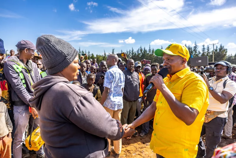 Deputy President Kithure Kindiki has highlighted billions of shillings in road, market and housing projects in Nakuru County on October 27, 2026./DPCS