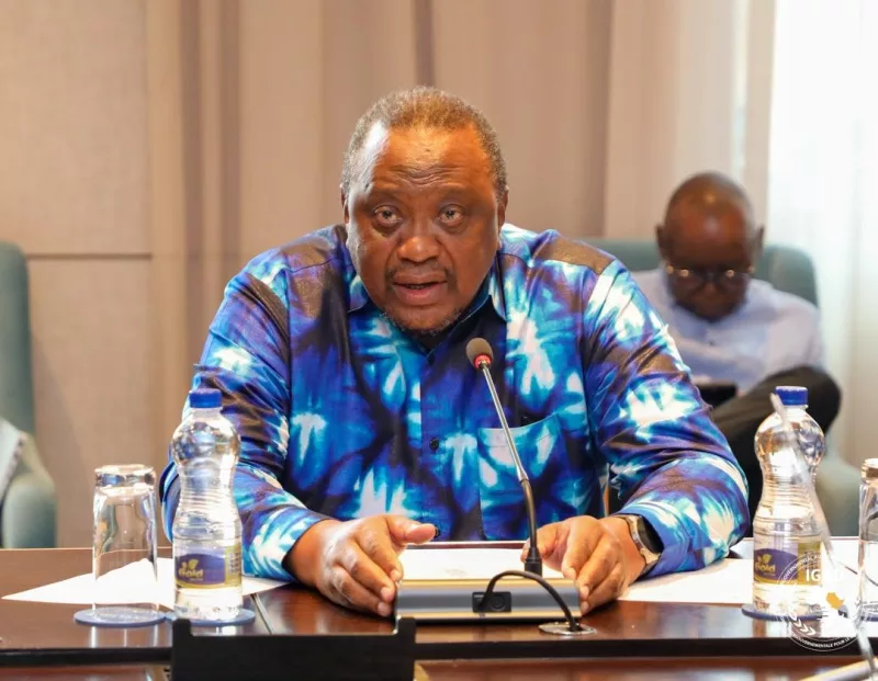 Former President Uhuru Kenyatta /HANDOUT