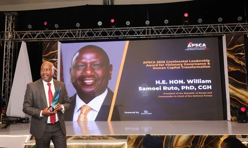 Ruto wins continental leadership award