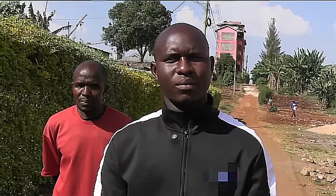 Kevin Bahati and Joashi Ondieki // Screengrab (Citizen TV)