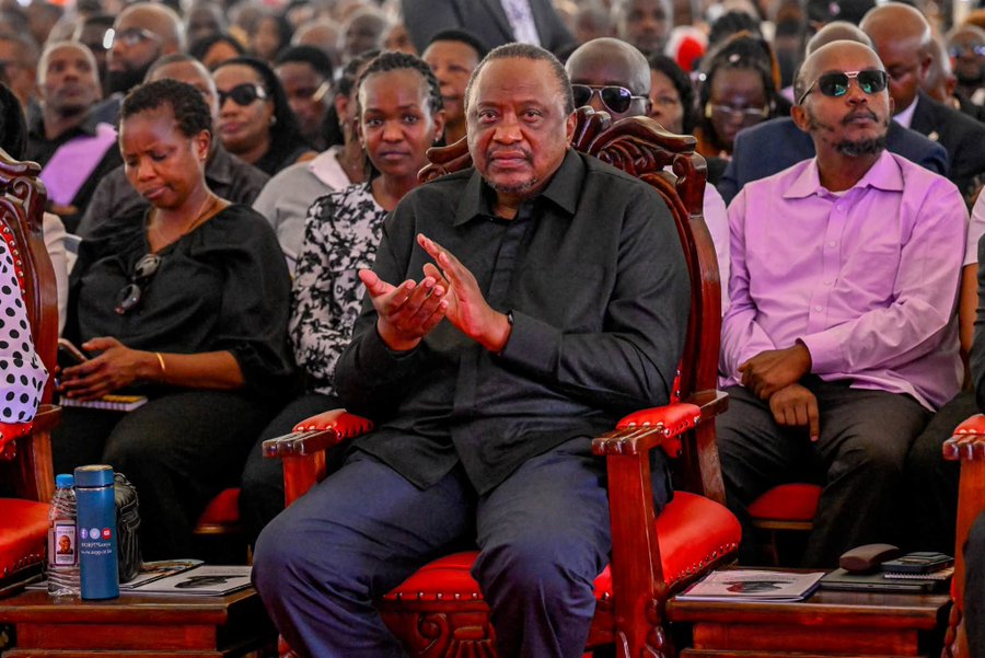 Uhuru’s unity message at Karua’s father’s funeral