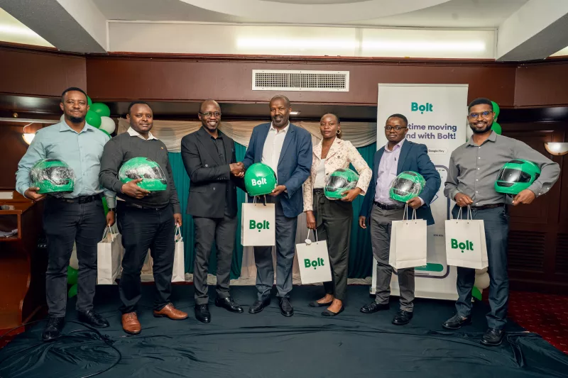 From left: Eng. David Thuo (NCCG), Eng. Abdul Ibrahim (NCCG), Benjamin Sulle (Bolt), Dir. Samson Kigen - Dep Dir. Mobility, Ms. Florence Oduor (NTSA), Mr. Samwel Mwangi (NTSA), Eng. Kinyua Gitonga (NCCG)