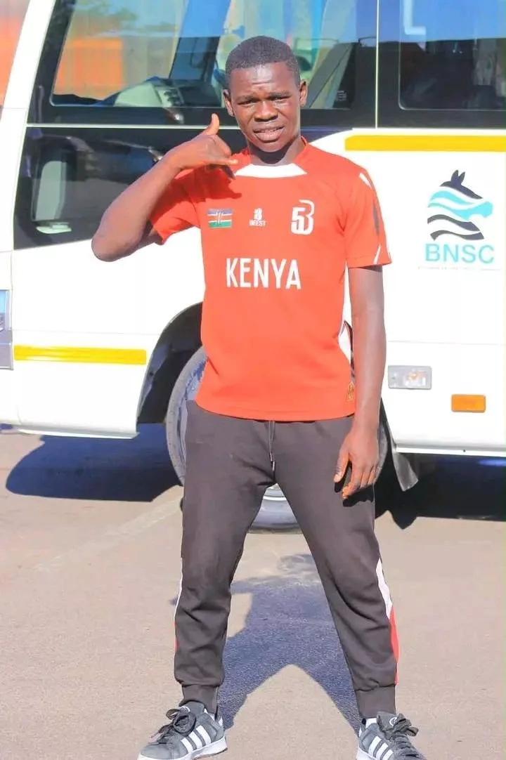Kennedy Obama, a 10th-grade student from Taita-Taveta