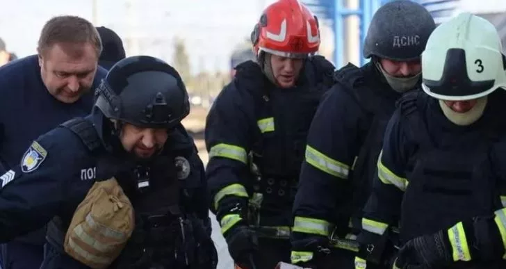 Thirteen people have been killed after a Russian jet-powered drone hit a crowded platform at Dnipro railway station in the country's north, Ukrainian officials have said.
