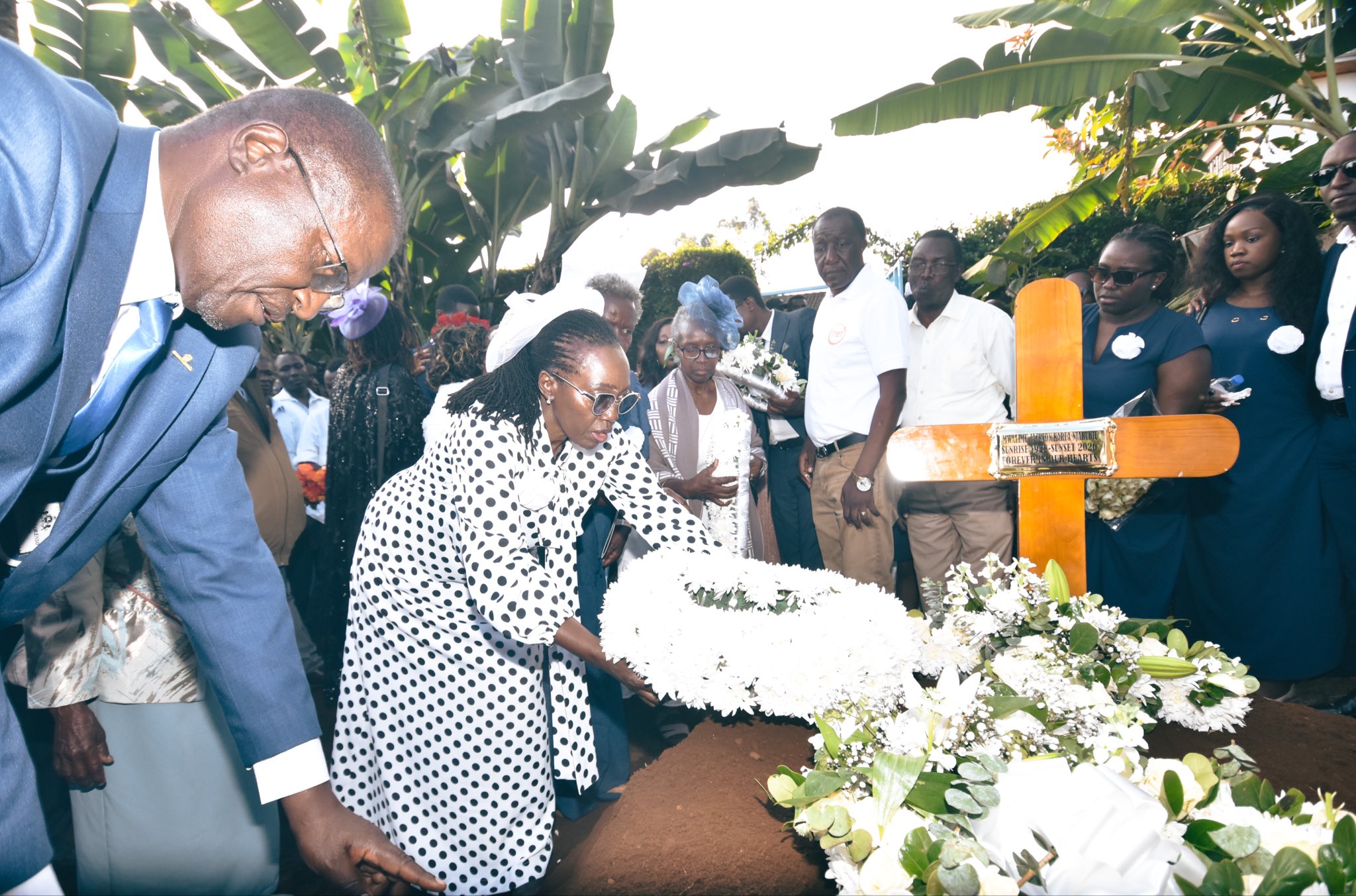 ‘Rest peacefully, Dad’: Karua’s father laid to rest in Kirinyaga