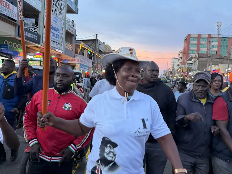 Eldoret lights candles to honour Raila