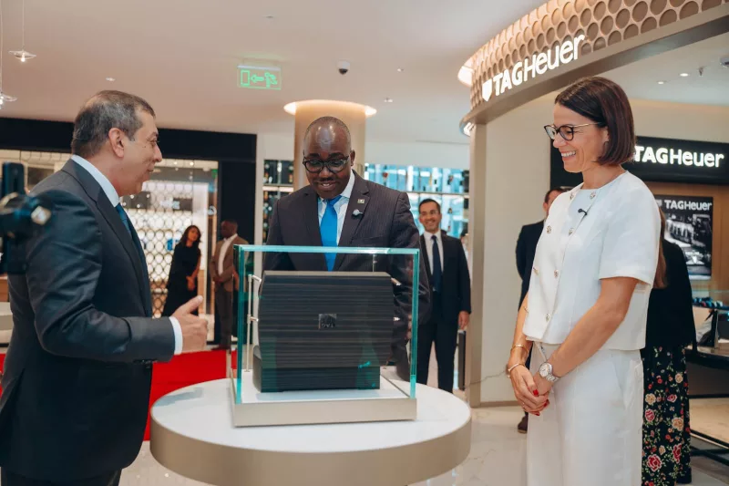 Mahesh Shahani, CEO Art of Luxury,  Abraham Korir Sing'Oei Principal Secretary, State Department of Foreign Affairs of Kenya  Hélène Maslin is the Deputy Chief Executive Officer of TimeVallée