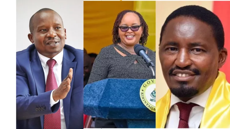 DP Kithure Kindiki, Anne Waiguru and Mwangi Kiunjuri/HANDOUT