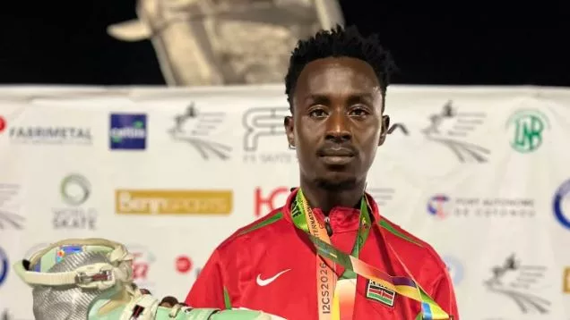 Skater Kiarie disputes State claim of support