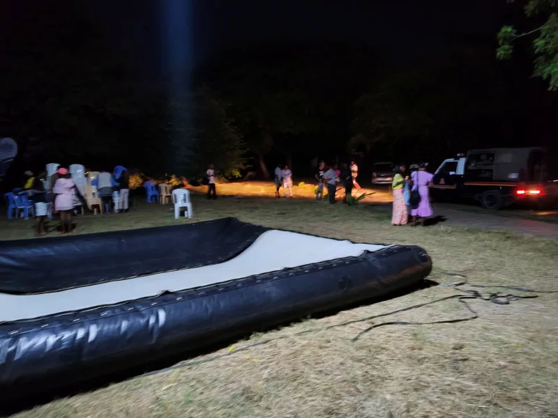 The Mazingira Park in Kilifi county moments after police stopped a screening that was supposed to be done to the young people / BRIAN OTIENO