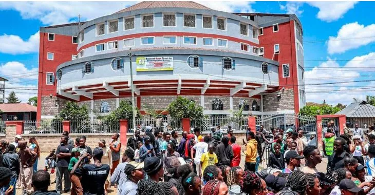 Gen Z protesters rally outside Buruburu church over viral bullying videos