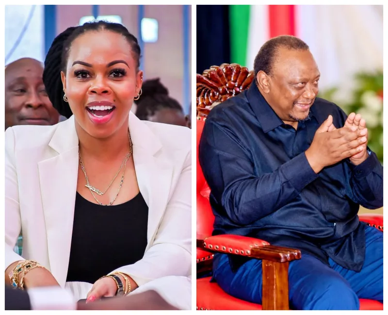 Baby Top And His Excellenc Uhuru Kenyatta // Facebook
