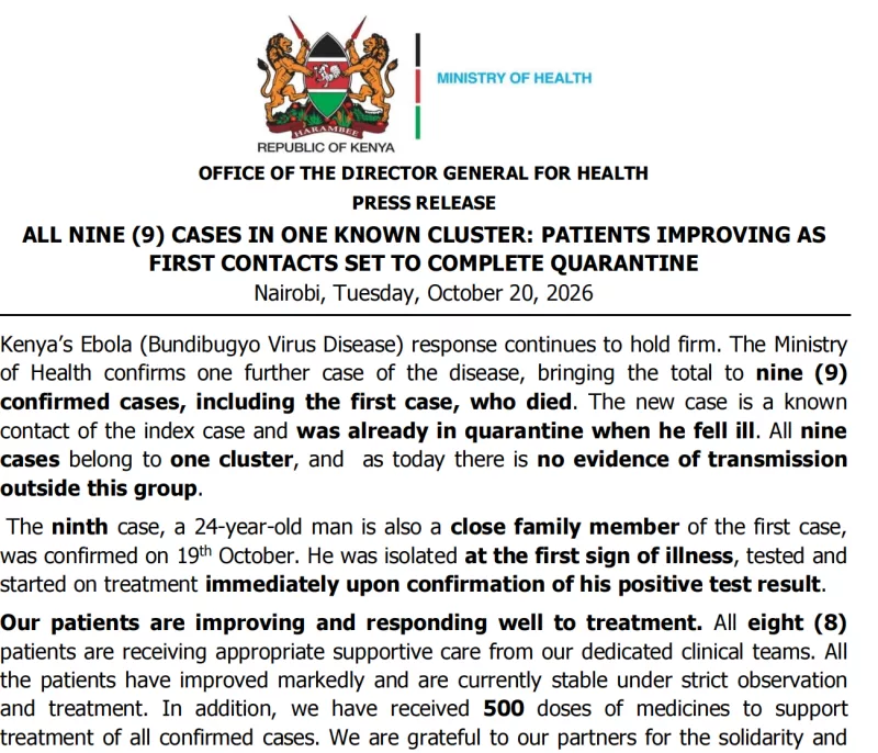 The ministry has been sending press statements at night, instead of regular briefing.