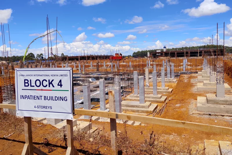 Construction of MTRH’s Sh29bn multispecialty hospital in Eldoret 11% done