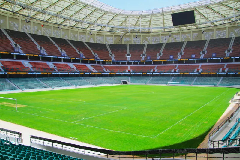 The green football Pitch at the Raila Odinga Talanta Stadium along Ngong Road/EZEKIEL AMING'A