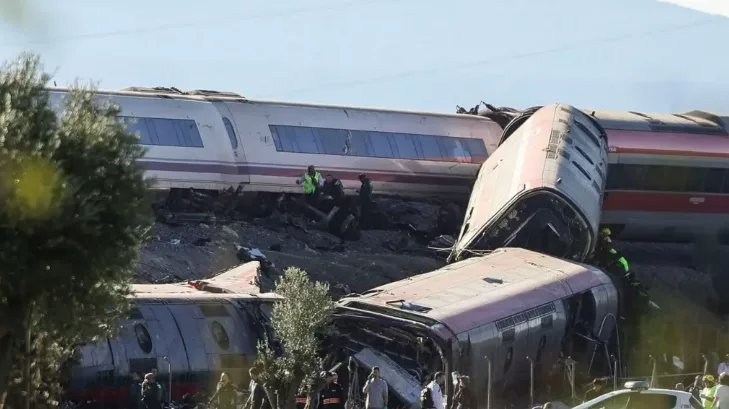 Two trains collide south of Madrid