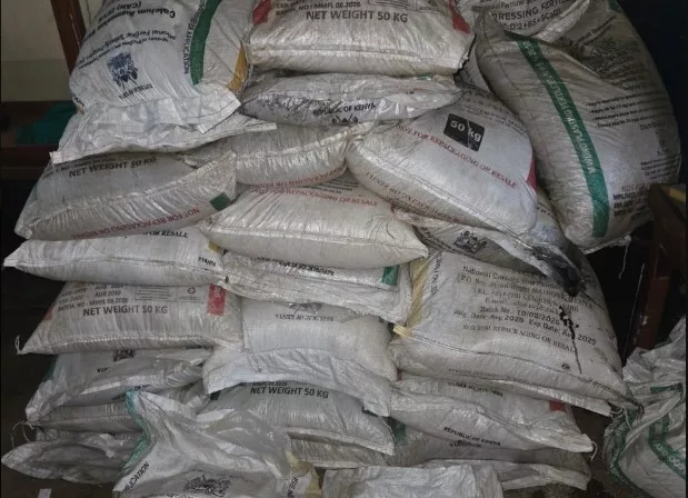 ‘Not for sale’: 55 bags of subsidised fertiliser seized in Migori