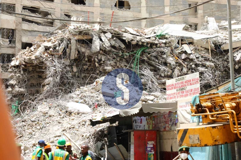 Fourth day of rescue operations ongoing at collapsed Eastleigh building / EZEKIEL AMING'A