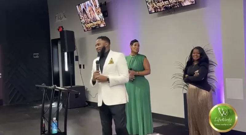 Pastor Israel Ford and his 2 wives // Facebook