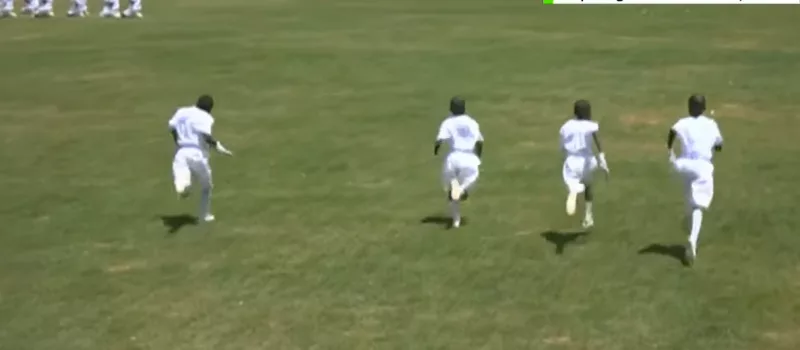 Young runners stage relay race at Mashujaa Day
