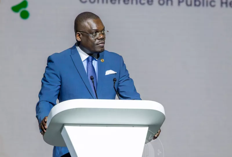 Africa CDC Director General Dr Jean Kaseya at a past event. [Photo: Arthur Mbuguah, WHM]