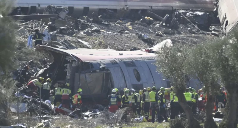 Spain's Prime Minister Pedro Sanchez said he was "shocked" by the train accident and offered support to all the victims and their families/Screengrab