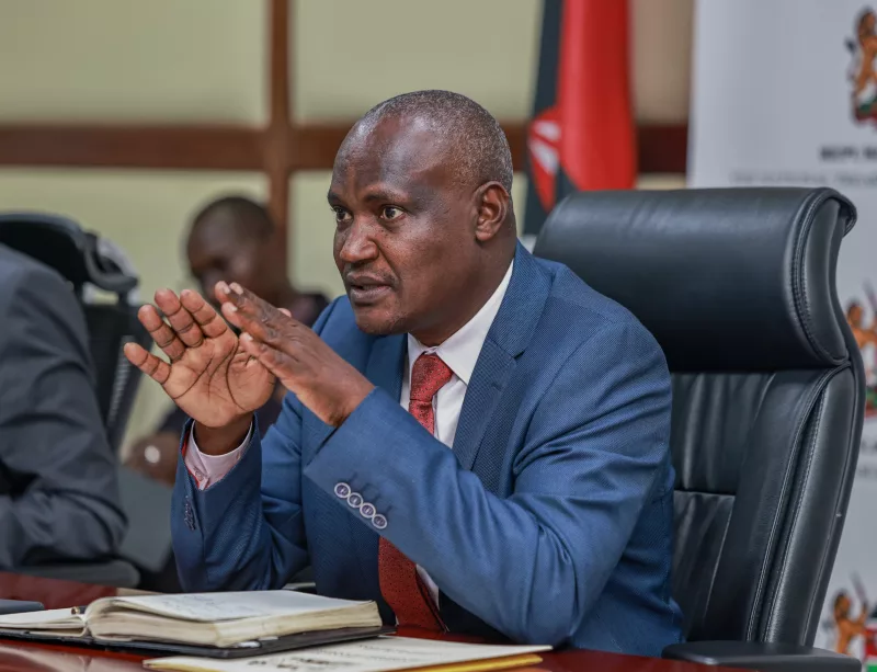 National Treasury Cabinet Secretary John Mbadi /HANDOUT