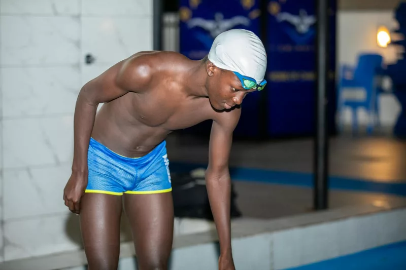 Kenya's Triathlon athlete Robert Froggen-Richard