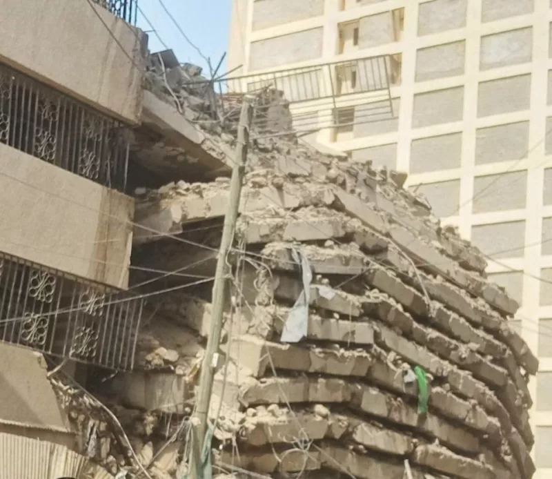 Several feared trapped after building collapses in Eastleigh