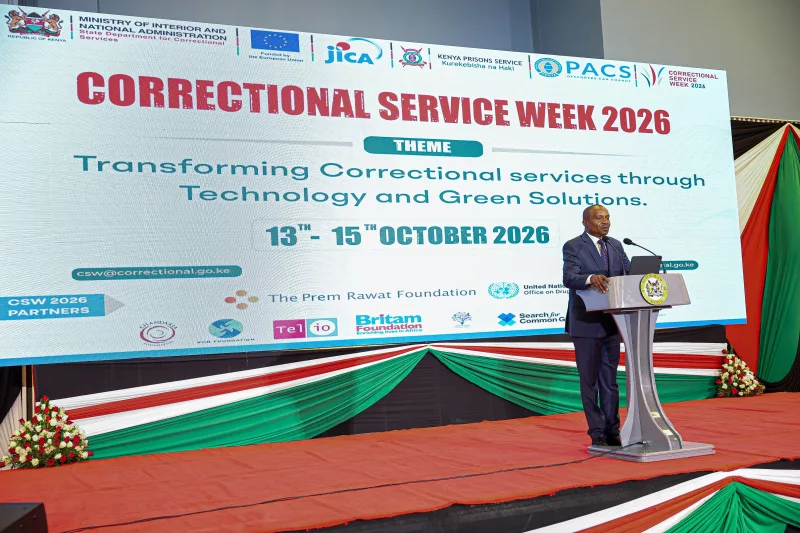 Kindiki urges prisons to adopt AI and modern technology