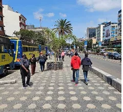 An improved walkway in Nairobi’s Central Business District (CBD)/HANDOUT