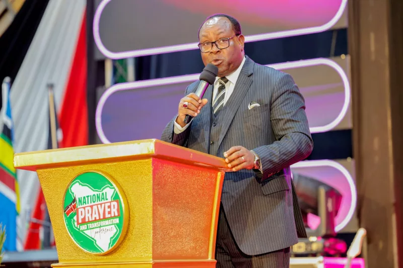 NCIC chairperson Bishop Kepha Nyamweya Omae