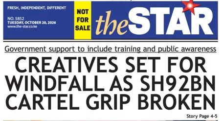 News Brief: Creatives set for Sh92bn windfall