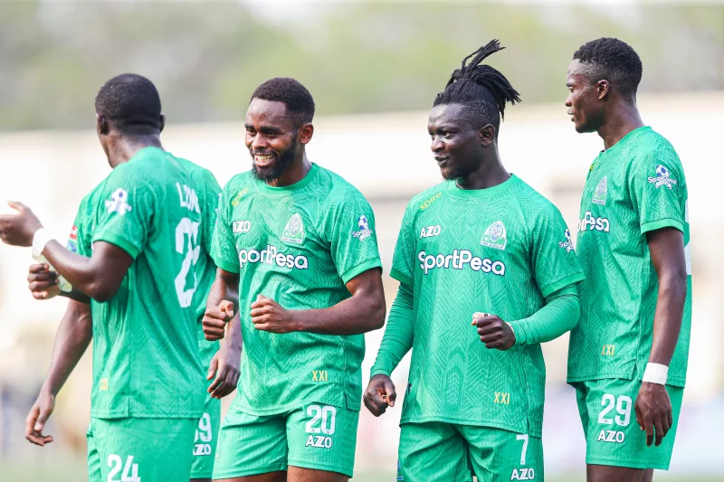 Part of the Gor Mahia squad