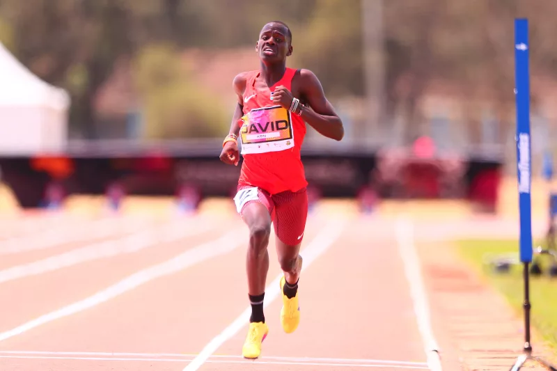David Kapaiko storms to victory to win gold in the 800m at the ANOCA Youth games