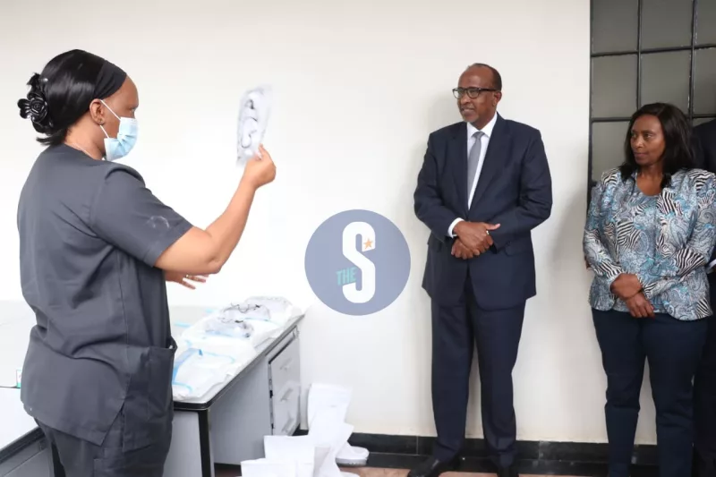 Duale tours Nairobi Hospital Ebola preparedness facility