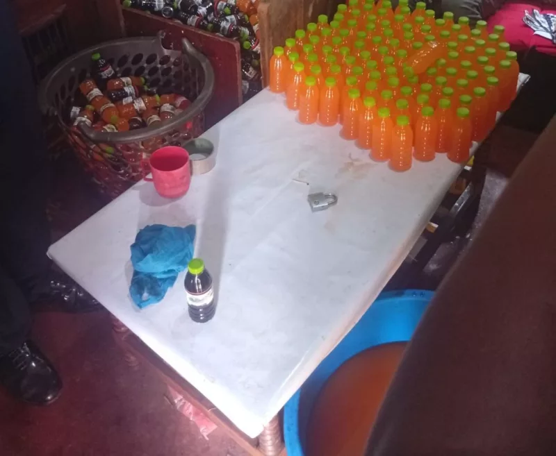 Counterfeit juice factory busted in Kabete, 2 arrested