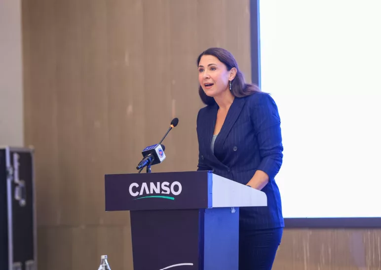 Andrea Sack, Civil Air Navigation Services Organisation (CANSO) senior vice president for global operations/ HANDOUT
