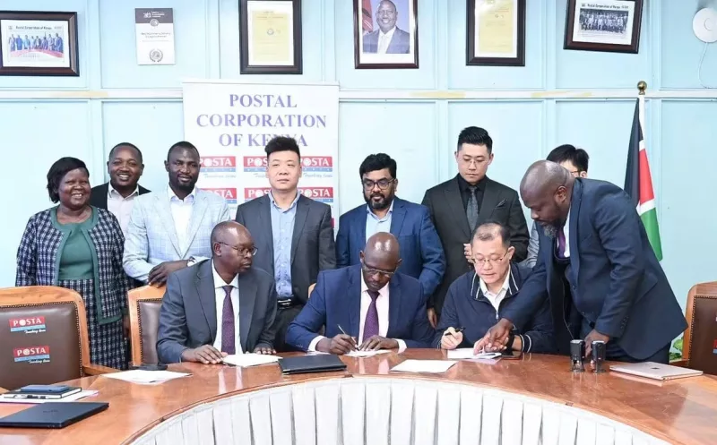 بريد كينيا يبرم شراكة مع شركة Vnlin الصينية لبناء مركز إقليمي للوجستيات والتجارة الإلكترونية