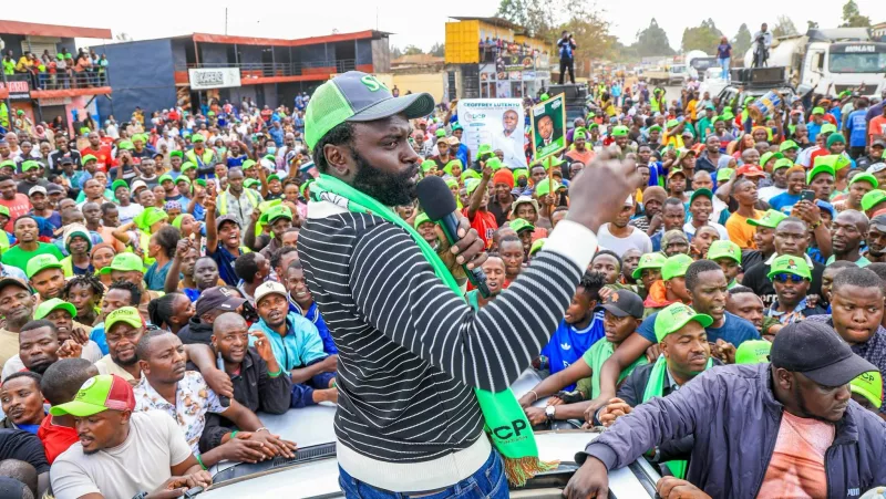 Nyandarua Senator John Methu on a past DCP’s campaign trail /HANDOUT