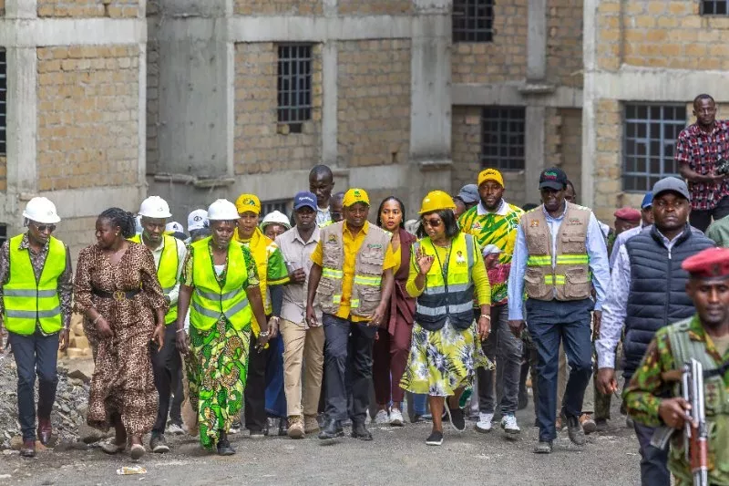 Kindiki inspects Bahati affordable housing project in Nakuru