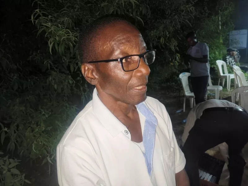 Francis Wanje, 62, who lost eight of his family members, shortly after the judgment at the Mombasa Law Courts on Monday evening / BRIAN OTIENO