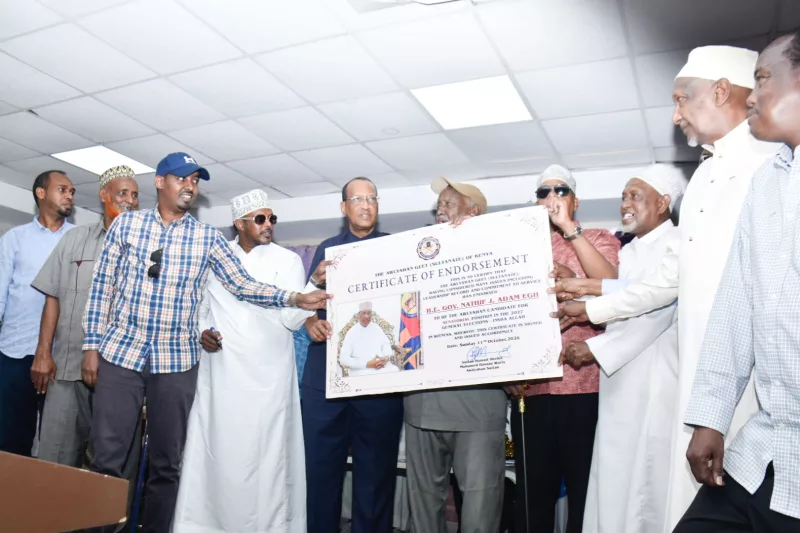 Awliyahan clan endorses Jama for Garissa Senate seat