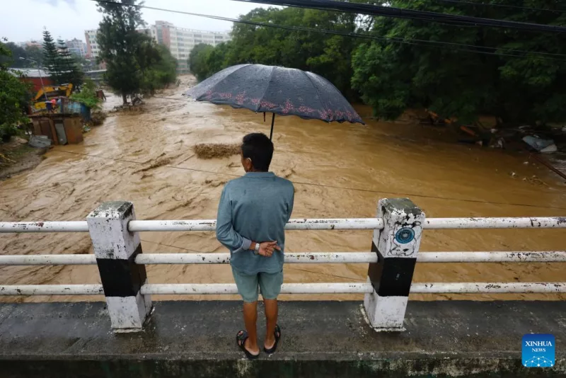 Homes and bridges swept away as fresh floods hit Nepal