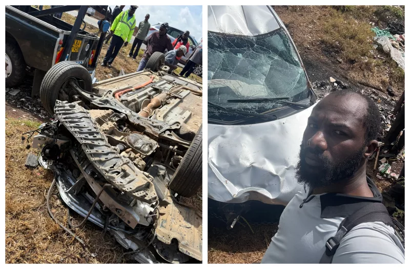 Dennis Ombachi: First Responders Robbed Me Inside Overturned Car