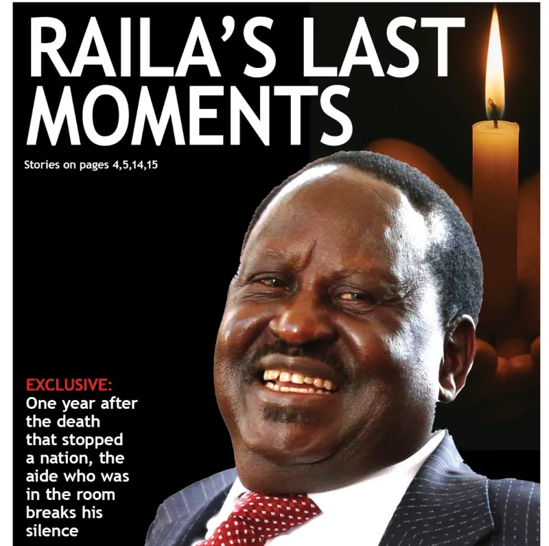 Raila’s last moments