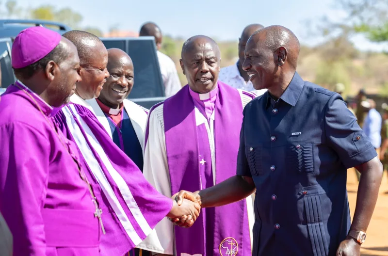 President William Ruto attends an interdenominational church service at St Joseph’s Seminary in Mwingi Central, Kitui County, on Sunday, October 25, 2026.